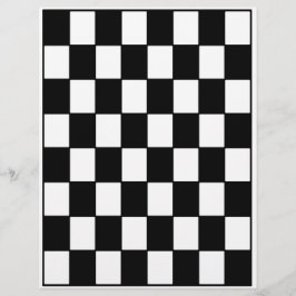 バルク B&W チェッカーボード スクラップブック ページ