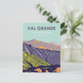 バルグランデナショナルパークイタリアヴィンテージ ポストカード (スタンド正面)