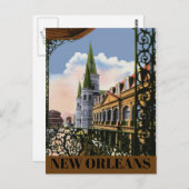 バルコニーからの大聖堂 ポストカード (正面/裏面)