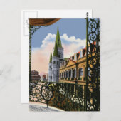 バルコニーからの大聖堂 ポストカード (正面/裏面)