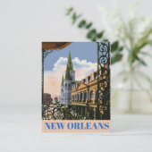 バルコニーからの大聖堂 ポストカード (スタンド正面)