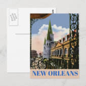 バルコニーから見た大聖堂 ポストカード (正面/裏面)