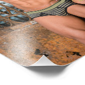 バルコニーで熱い男LGBTのポスター フォトプリント            (角)