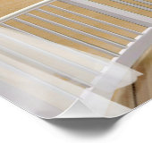 バルコニーとビーチ海ビュー ポスター (コーナー)