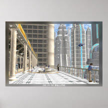 バルコニーに出ている