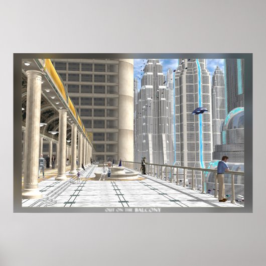 バルコニーに出ている ポスター (正面)