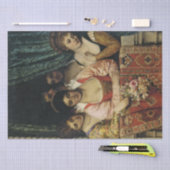 バルコニーに面した中世の女性たち 薄葉紙 (クラフト)