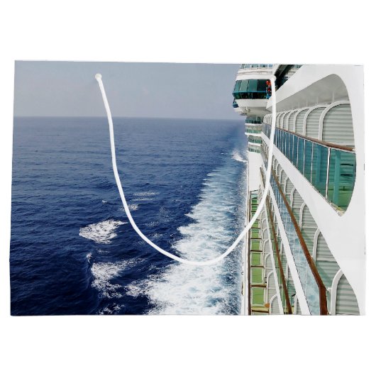 バルコニーの列の巡航 ラージペーパーバッグ (裏面)