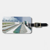 バルコニーの列Personalziedの眺め ラゲッジタグ (正面横)