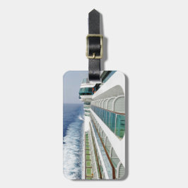 バルコニーの列Personalziedの眺め ラゲッジタグ