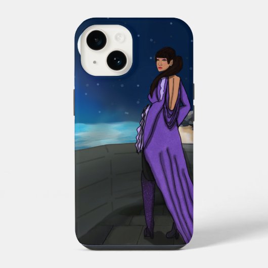 バルコニーの女王 iPhoneケース (裏面)
