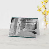 バルコニーの家、メサVerdeの国立公園 カード (黄色い花)