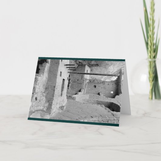 バルコニーの家、メサVerdeの国立公園 カード (正面)