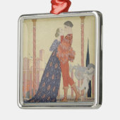バルコニーの恋人(w/c紙で) メタルオーナメント (左)