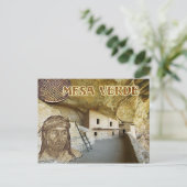 バルコニーハウスメサヴェルデ国立公園 ポストカード (スタンド正面)