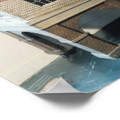 バルコニー付きのイギリスの手すり人形の家 ポスター (角)