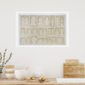 バルコニー、wi用イスラム教とムーア語のアーチデザイン ポスター (キッチン)