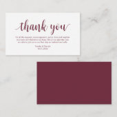 バルゴ結婚ンディ·スクリモダンプト エンクロージャーカード (正面/裏面)