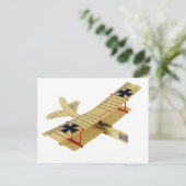 バルサウッド飛行機 ポストカード (スタンド正面)