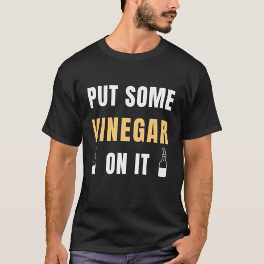 バルサミコ酢を少し加える Tシャツ (正面)