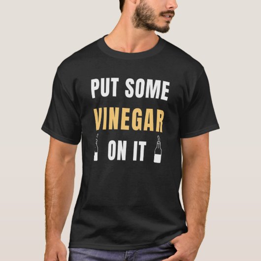 バルサミコ酢を少し加える Tシャツ (正面)