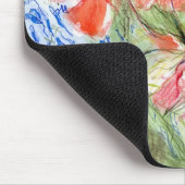 バルサムとロベリアの花 マウスパッド (コーナー)