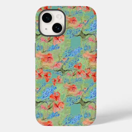 バルサムとロベリアの花 Case-Mate iPhoneケース (裏面)