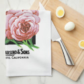 バルサムシードパケットラベル キッチンタオル (四つ折り)