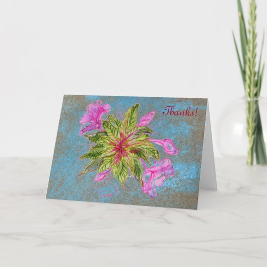 バルサムブーケ サンキューカード (正面)