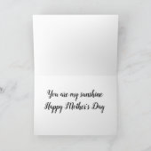 バルサムルート開花母の日 カード (内部)