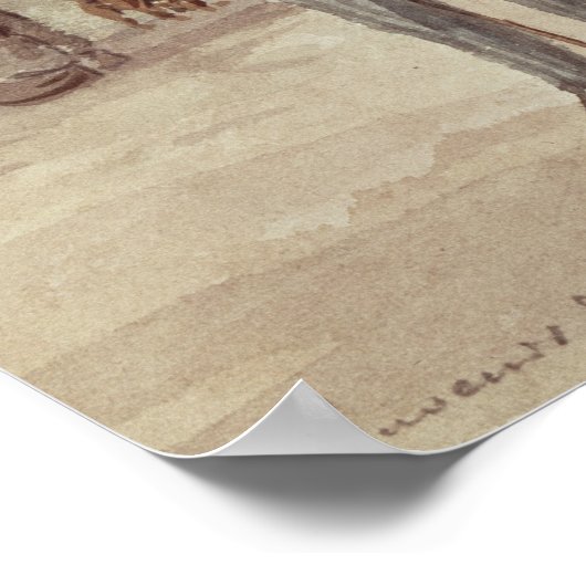 バルザックと友人 ポスター (角)