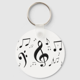 バルジミュージックノートKeychain キーホルダー
