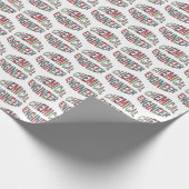 バルジング化学技術者文字 ラッピングペーパー (角)