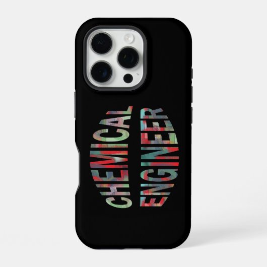 バルジング化学技術者文字 iPhoneケース (裏面)