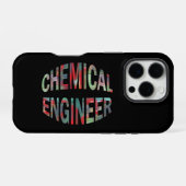バルジング化学技術者文字 iPhoneケース (裏面横)