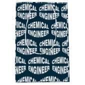 バルジング白化学技術者文字 ミディアムペーパーバッグ (正面)