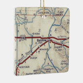 バルストウCAヴィンテージの地図 セラミックオーナメント (右)