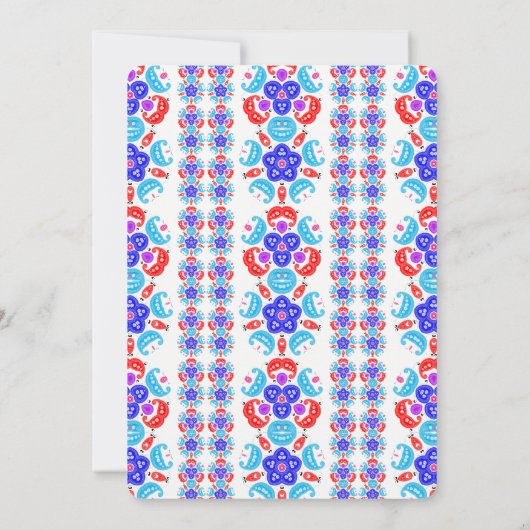 バルセロスのはくちょう ポルトガル パーティ テーマ 招待状 (裏面)