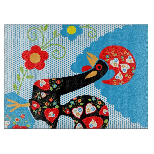 バルセロスのポルトガル人の雄鶏 カッティングボード (正面)