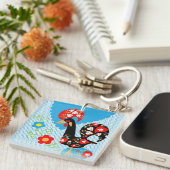 バルセロスのポルトガル人の雄鶏 キーホルダー (正面右)