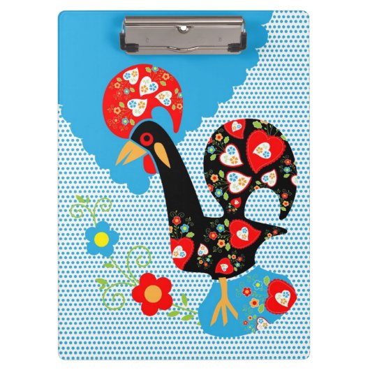 バルセロスのポルトガル人の雄鶏 クリップボード (正面)