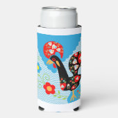 バルセロスのポルトガル人の雄鶏 スリム缶クーラー (Seltzer正面)