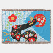 バルセロスのポルトガル人の雄鶏 スローブランケット (正面)