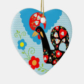 バルセロスのポルトガル人の雄鶏 セラミックオーナメント (右)