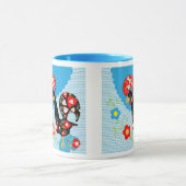 バルセロスのポルトガル人の雄鶏 マグカップ (中央)