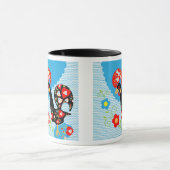 バルセロスのポルトガル人の雄鶏 マグカップ (中央)