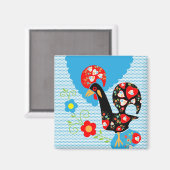 バルセロスのポルトガル人の雄鶏 マグネット (正面/裏面)