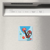 バルセロスのポルトガル人の雄鶏 マグネット (インサイチュ (食洗機))