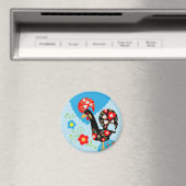 バルセロスのポルトガル人の雄鶏 マグネット (インサイチュ (食洗機))