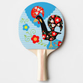 バルセロスのポルトガル人の雄鶏 卓球ラケット (正面)